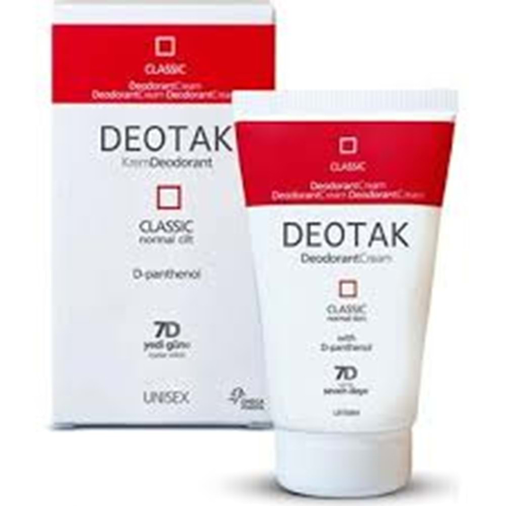 DEOTAK KREM DEODORANT CLASSİC