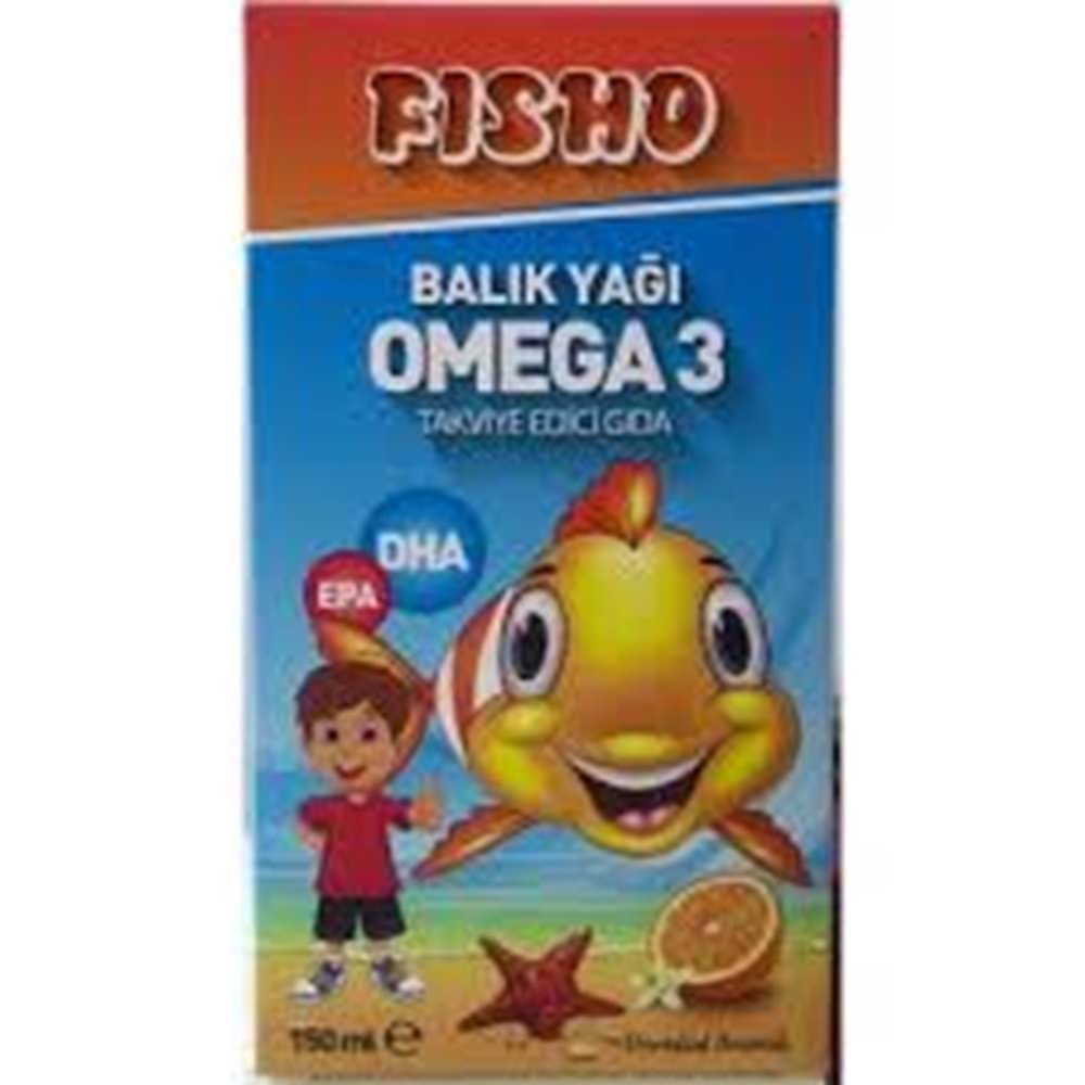 FİSHO BALIK YAĞI ŞURUP 150 ML