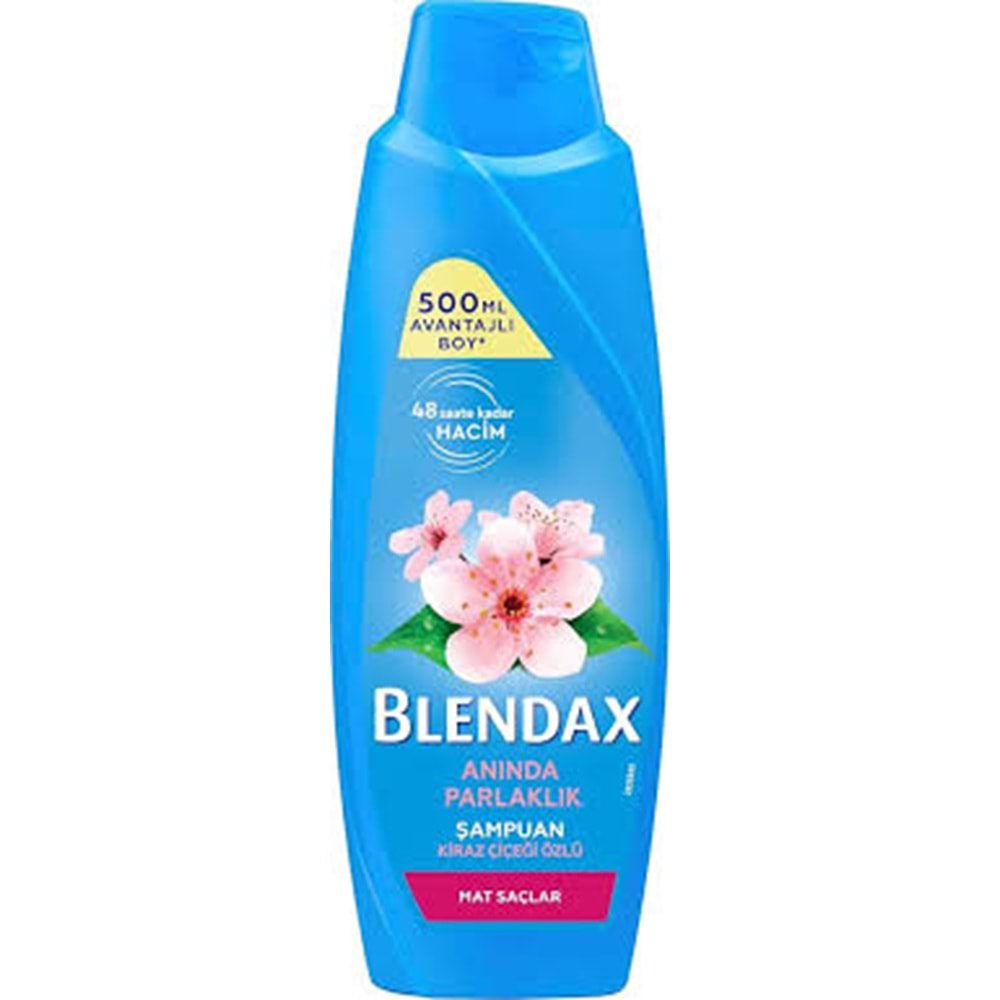 ŞAMPUAN BLENDAX 500 ML KİRAZ ÇİÇEĞİ ÖZLÜ