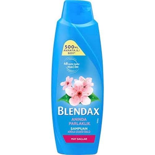 ŞAMPUAN BLENDAX 500 ML KİRAZ ÇİÇEĞİ ÖZLÜ