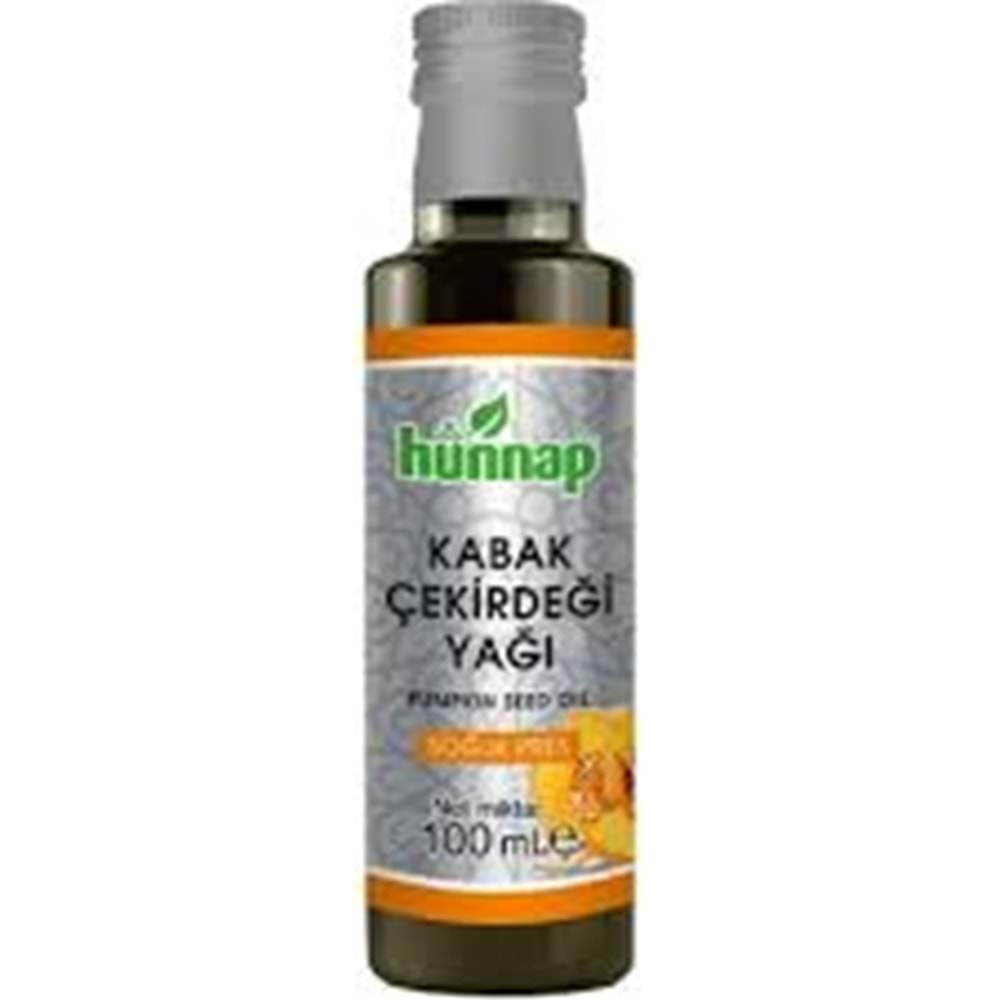 HÜNNAP KABAK ÇEKİRDEĞİ YAĞI 100 ML SOĞUK PRES