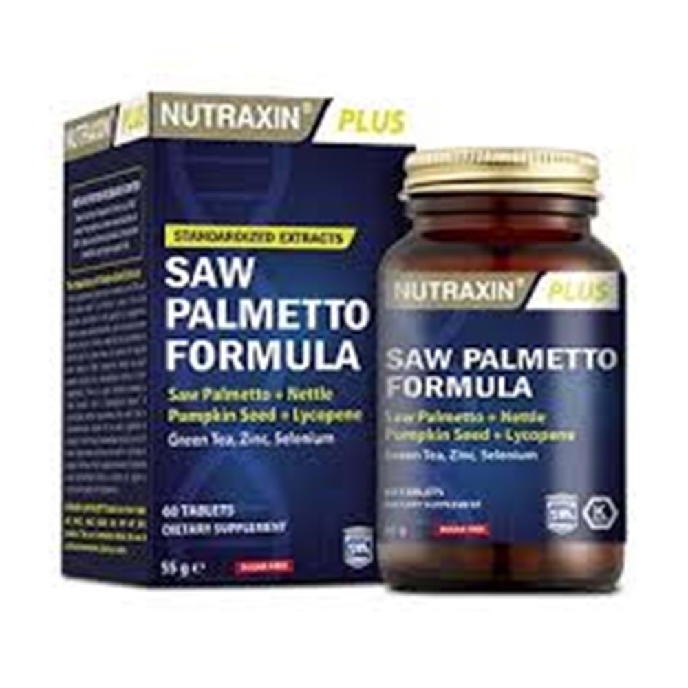 NUTRAXIN SAW PALMETTO FORMULA 60 TABLET 7098