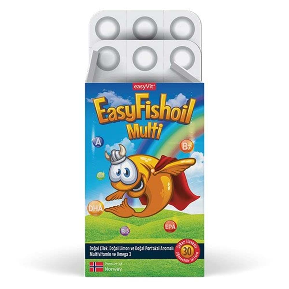 EASYFİSHOİL MULTİ 30 JEL TABLET