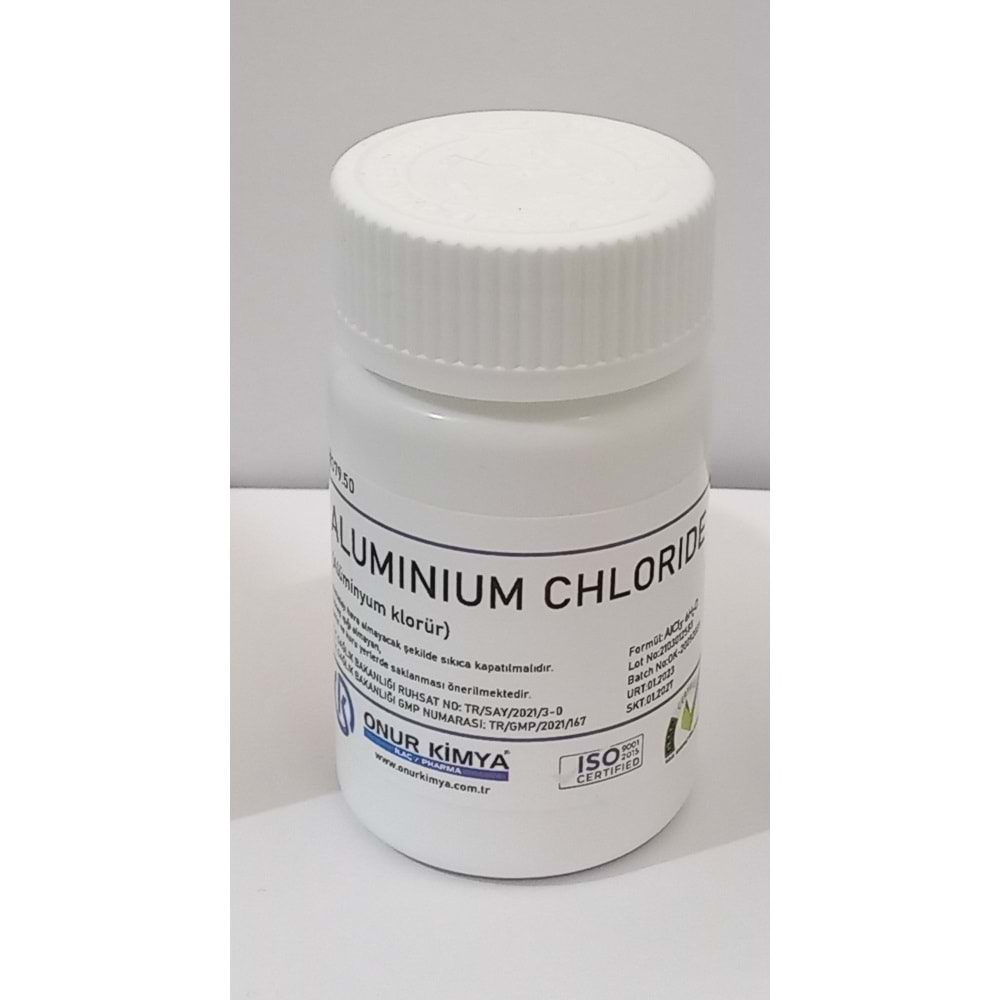 ALUMINIUM CHLORIDE 50 GR (ALÜMİNYUM KLORÜR)