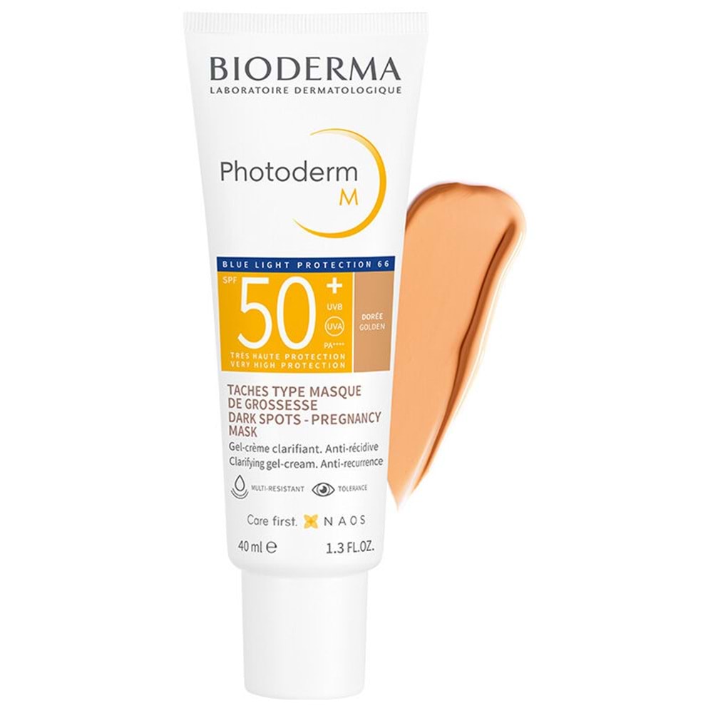 BİODERMA PHOTODERM M MAX CREAM GOLDEN SPF50+ 40 ML GÜNEŞ KREMİ ( YAŞLANMA KARŞITI )3714
