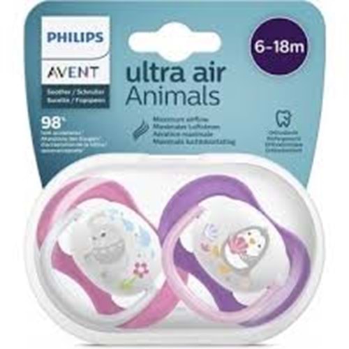 AVENT EMZİK ULTRA AİR ANİMALS SCF080 / 08 6-18M AY ( KIZ ) NO : 1