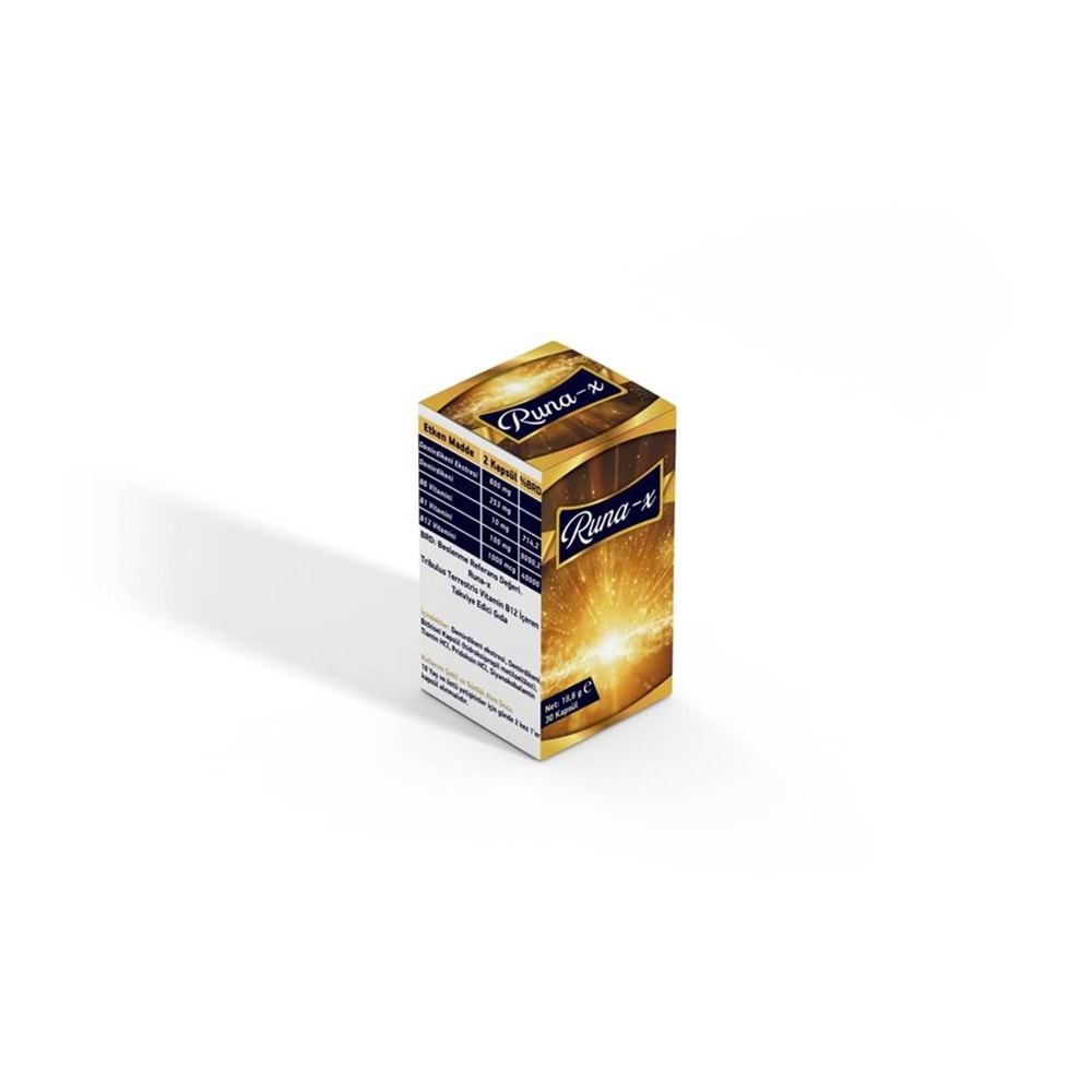 RUNA - X 30 KAPSÜL ( NÖROPATİK AĞRI TEDAVİSİ & KANAL DARALMASI ) SAMER