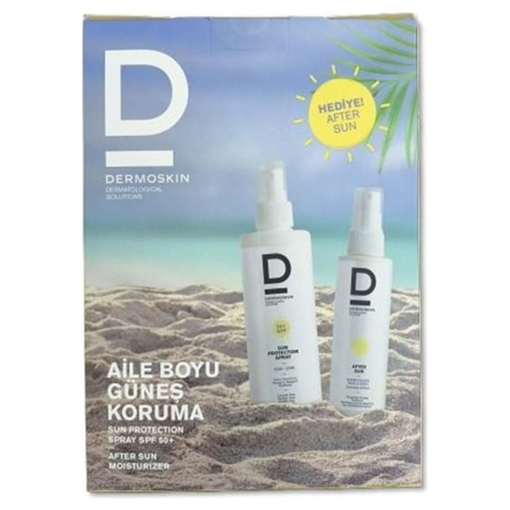 DERMOSKİN AİLE BOYU KRUMA GÜNEŞ KREMİ AFTER SUN HEDİYE 0455