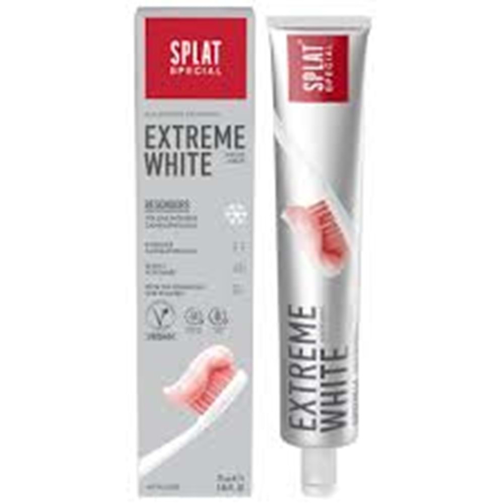 SPLAT DİŞ MACUNU EXTREME WHİTE 75 ML(1016)