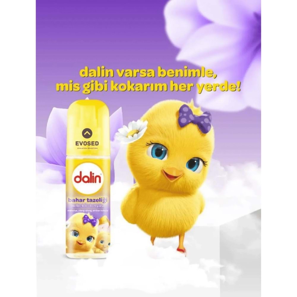 DALİN BEBE 150 ML KOLONYA BAHAR TAZELİĞİ