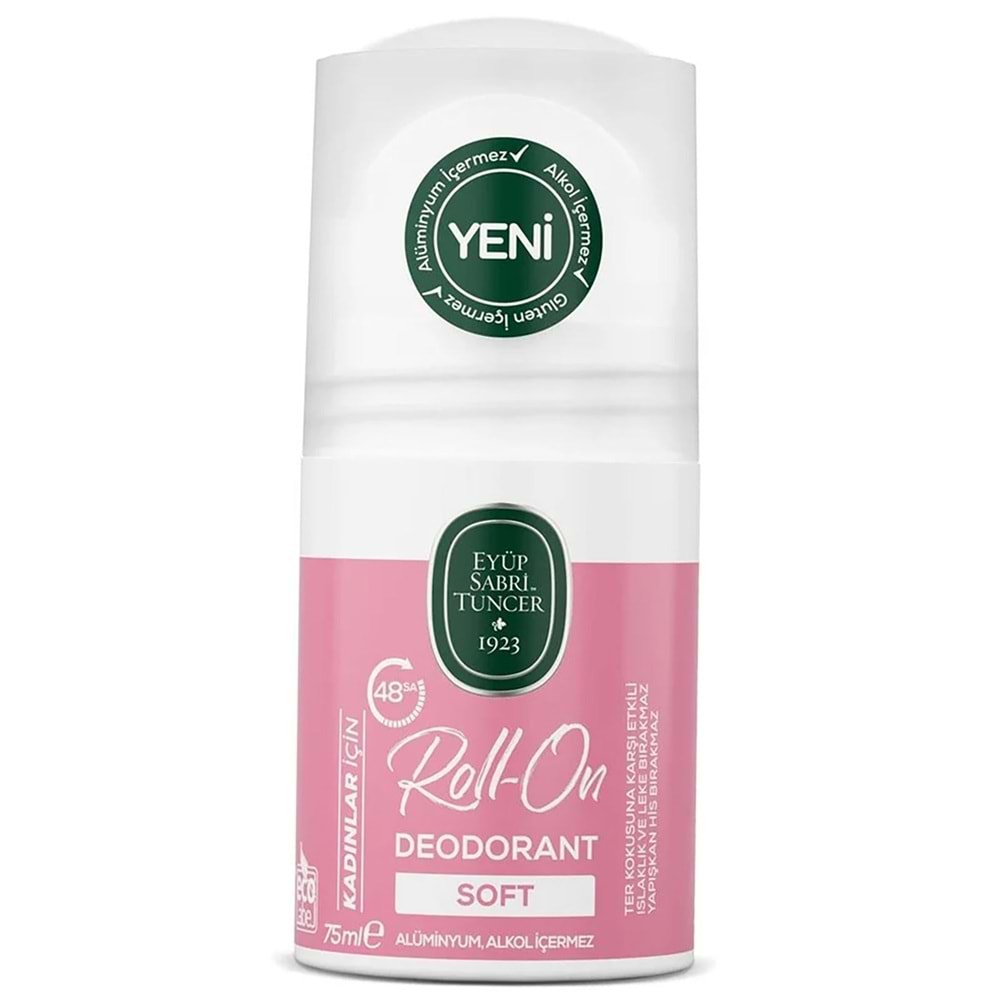 EYÜP SABRİ TUNC. ROLL ON DEODORANT 75 ML SOFT(KADIN)