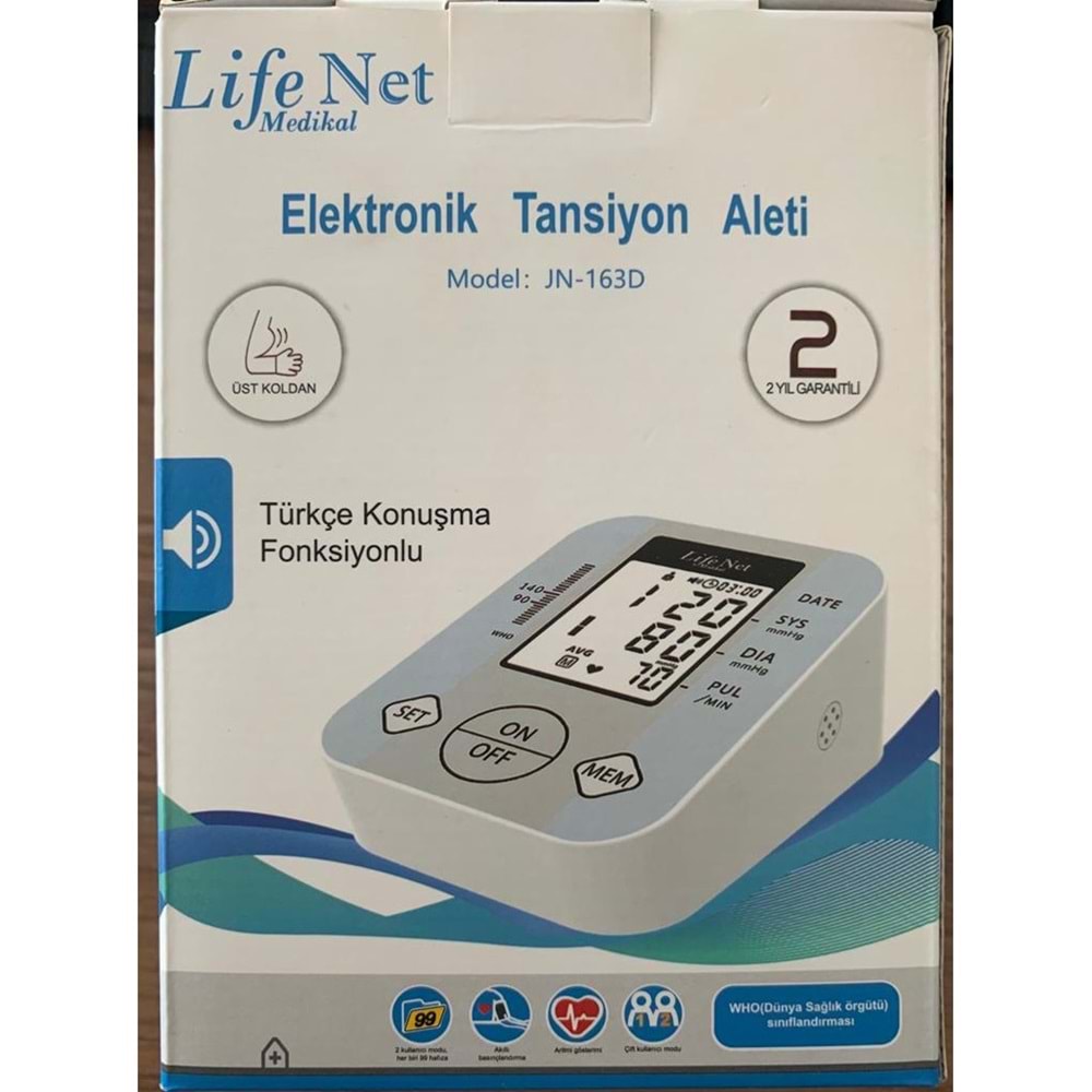 TANSİYON ALETİ LİFE NET KONUŞAN JN-163D