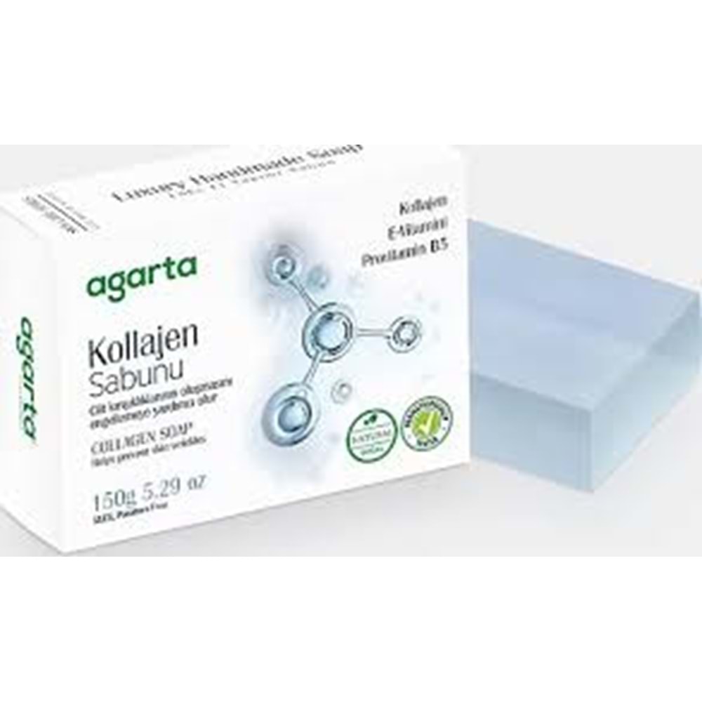 AGARTA DOĞAL CİLT BAKIM SABUNU KOLLAJEN 150 GR