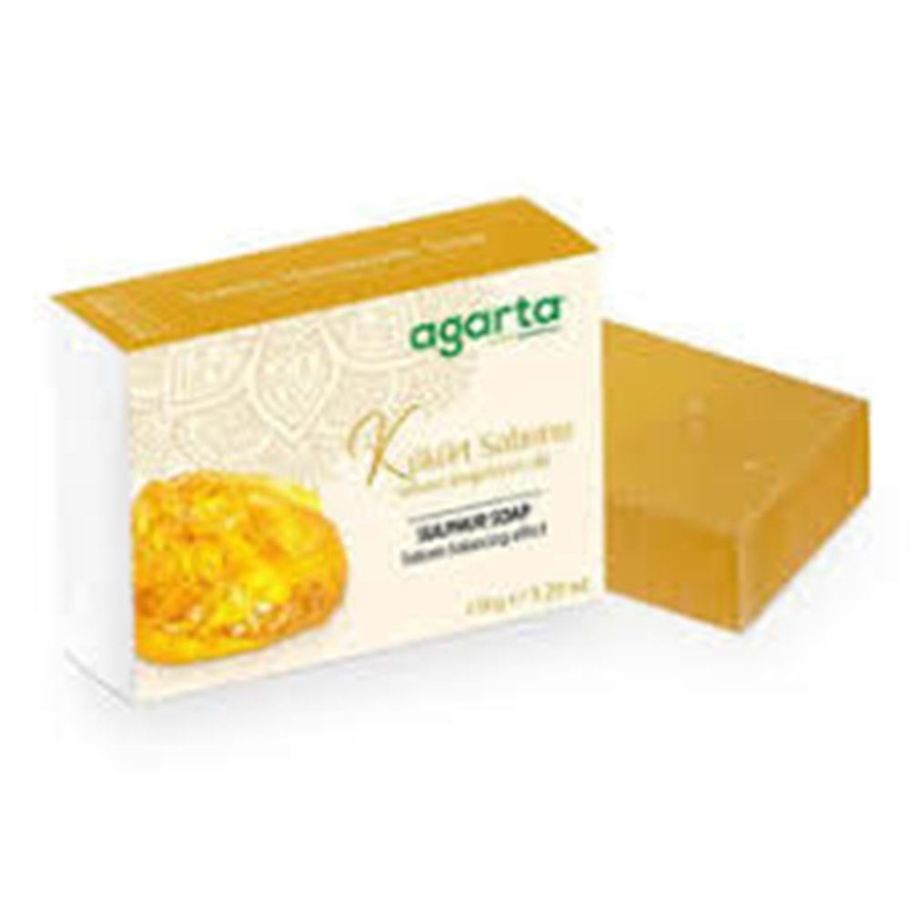 AGARTA DOĞAL EL YAPIMI GÜZELLİK SABUNU KÜKÜRT 150 GR