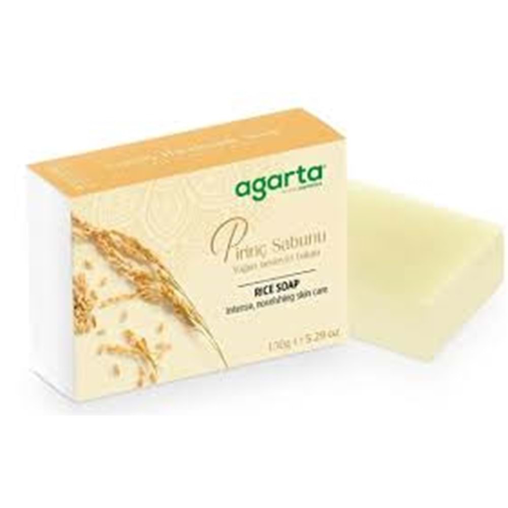 AGARTA DOĞAL EL YAPIMI GÜZELLİK SABUNU PİRİNÇ 150 G