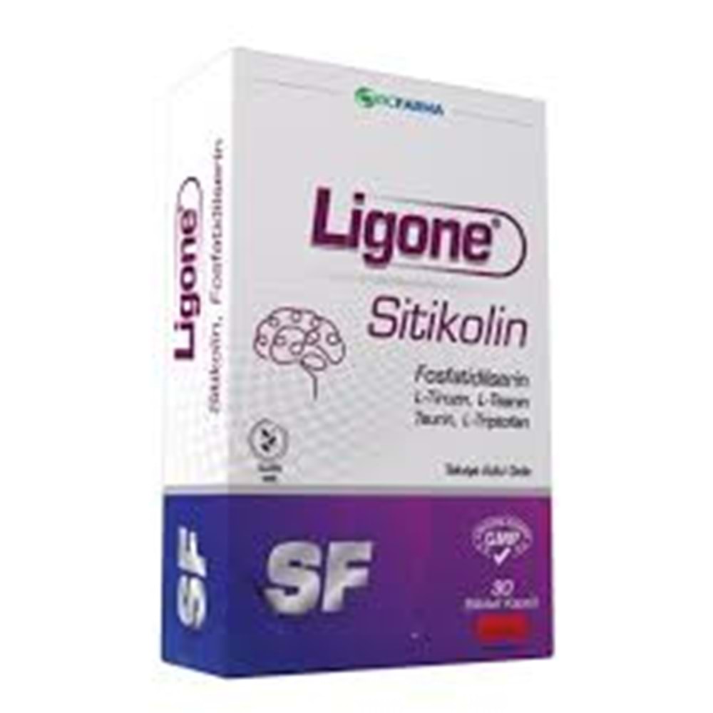 LİGONE SİTİKOLİN 30 KAPSÜL ( FOSFATİDİLSERİN & L-TİROZİN ) 0451