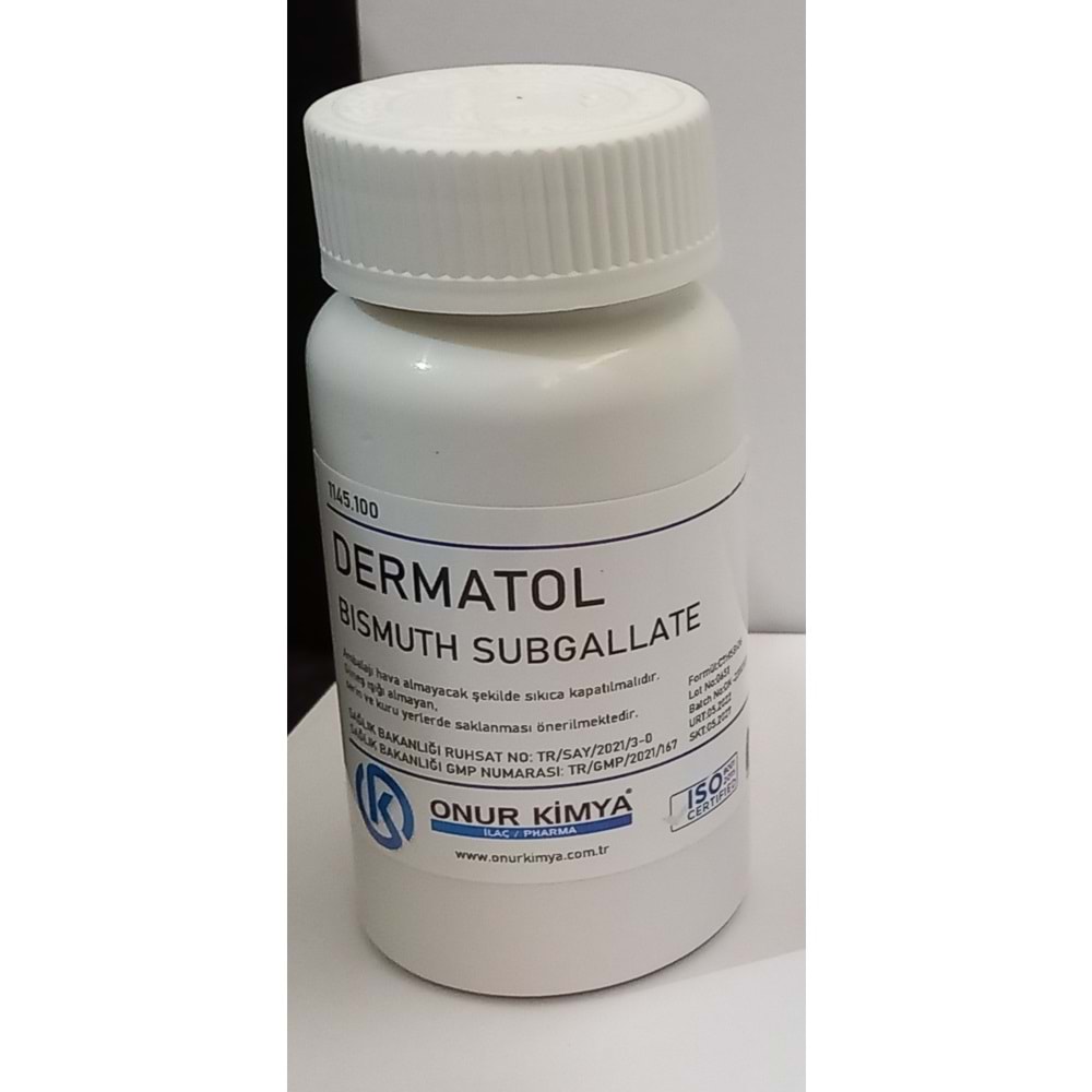 DERMATOL 100 GR(BISMUTH SUBGALLATE)