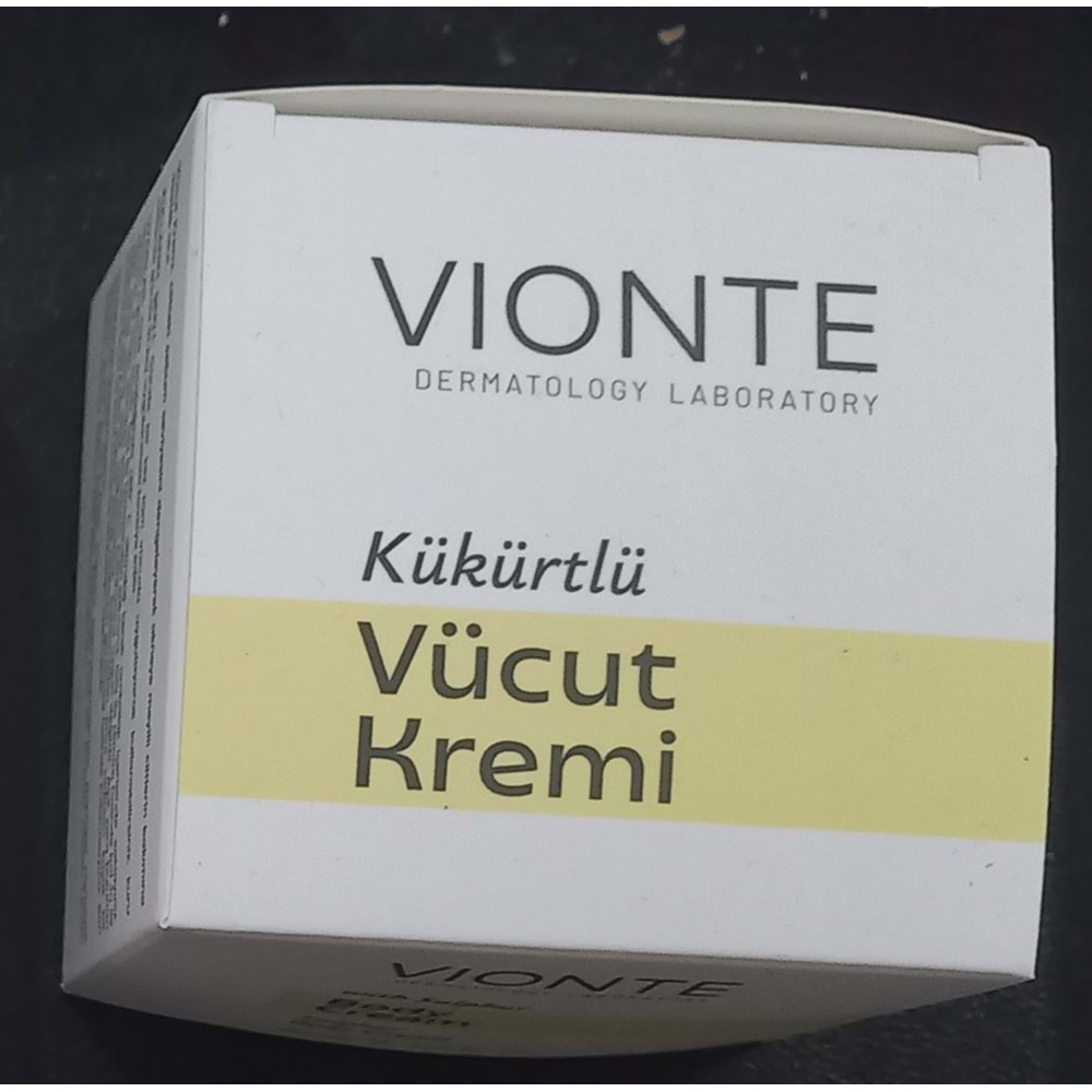 VİONTE KÜKÜRTLÜ VÜCUT KREMİ 150 ML