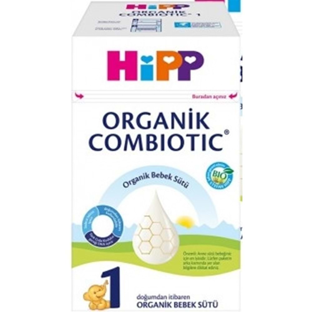HİPP 1 ORGANİK COMBİOTİK BEBEK SÜTÜ 800 GR NO:1( DOĞUMDAN İTİBAREN )