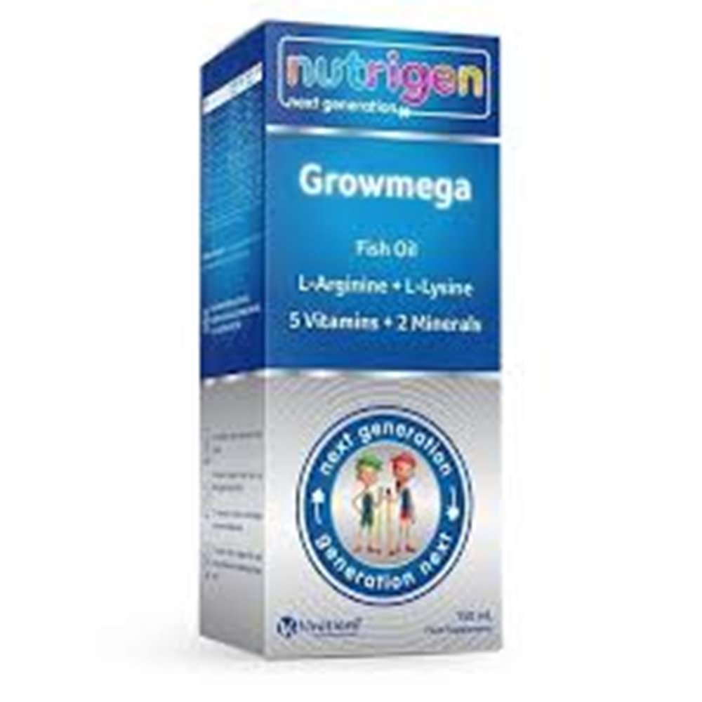 NUTRİGEN NEXT GENERATİON GROWMEGA BALIK YAĞI 150 ML