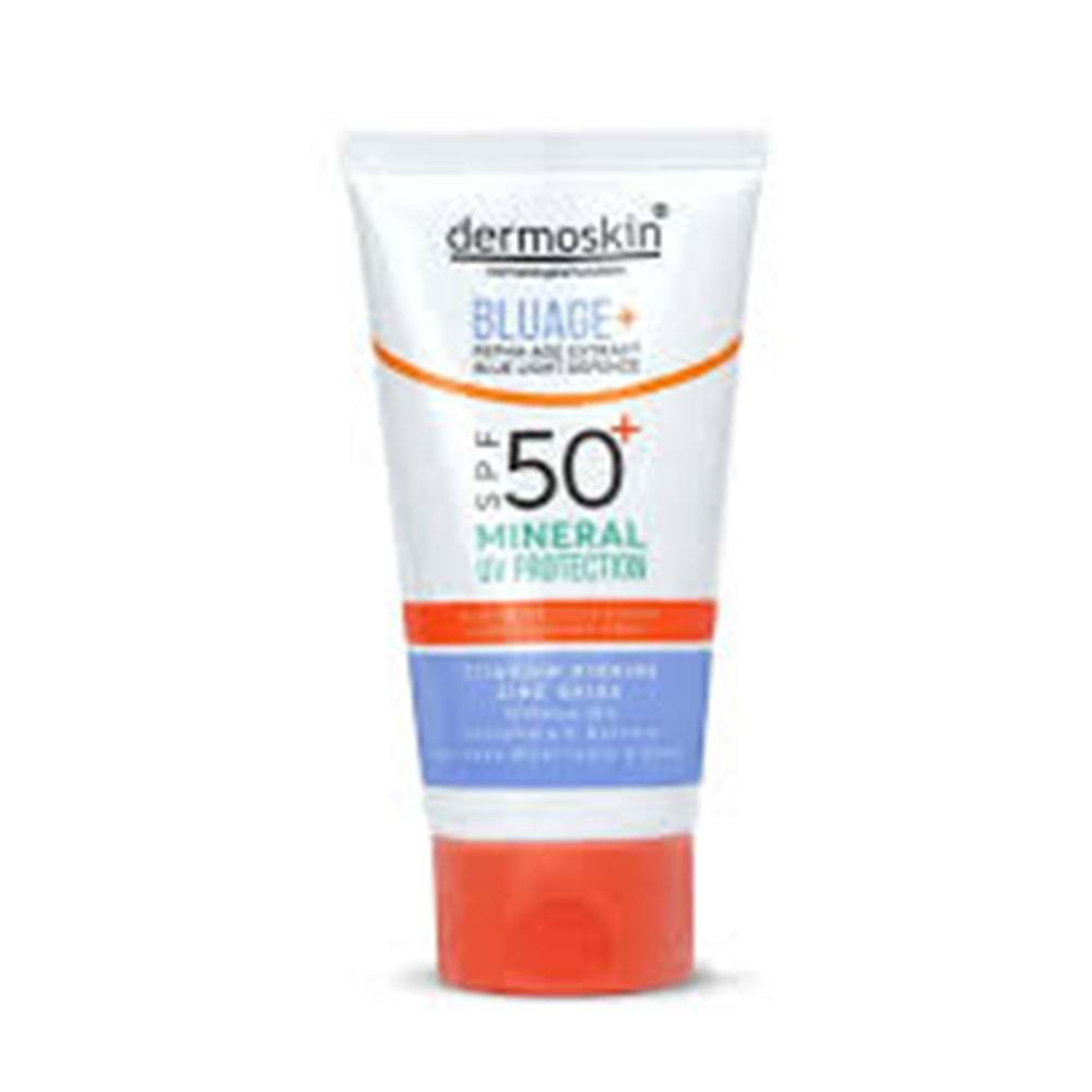 DERMOSKİN BLUAGE+ SPF 50 50 ML SENS. MİNERAL UV PROT. 3036