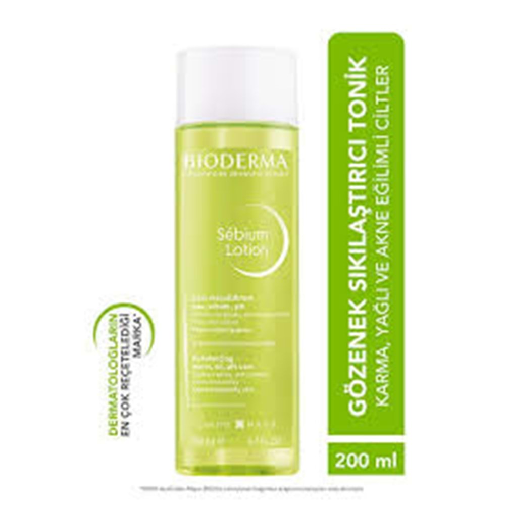 BİODERMA SEBİUM GÖZENEK SIKILAŞTIRICI LOTİON 200 ML ( AKNEYE EĞİMLİ CİLTLER İÇİN)7514