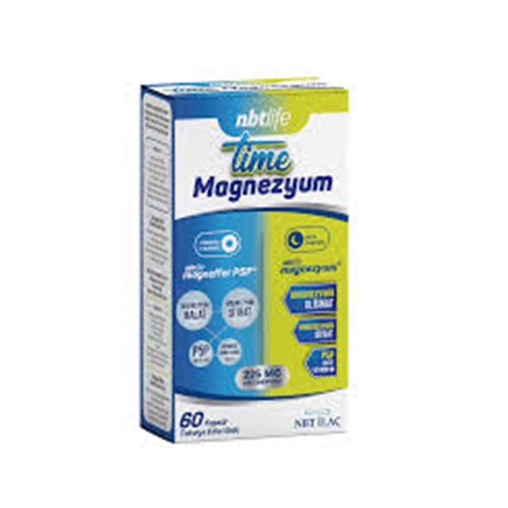 NBT LİFE TİME MAGNEZYUM 60 KAPSÜL 1019