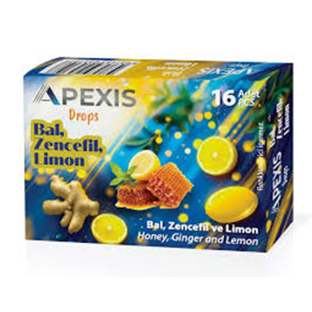 APEXİX BAL ZENCEFİL PASTİL 16 DROPS