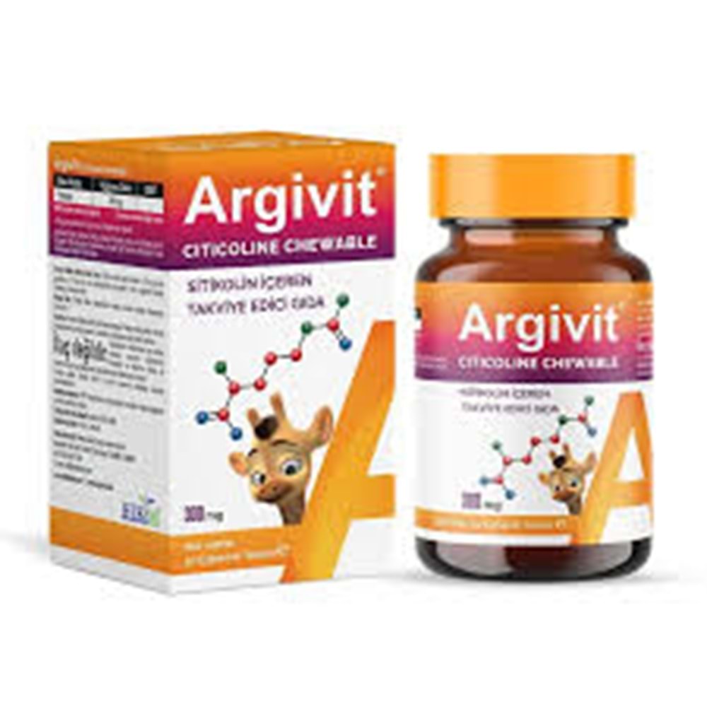 ARGİVİT SİTİCOLİNE CHEWABLE SİTİKOLİN 30 TABLET 0311