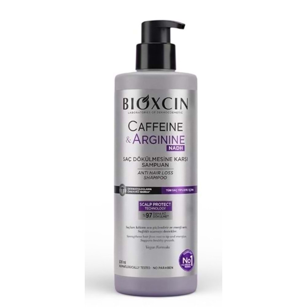 BİOXCIN CAFFEİN-ARGİNİNE ŞAMPUAN 500ML DÖKÜLME KARŞITI 6678