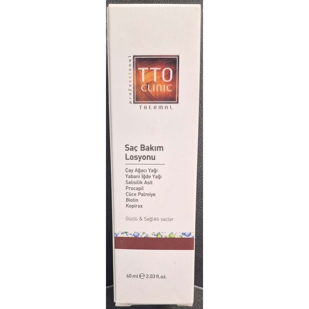 TTO CLINIC SAÇ BAKIM LOSYONU 60 ML 5074
