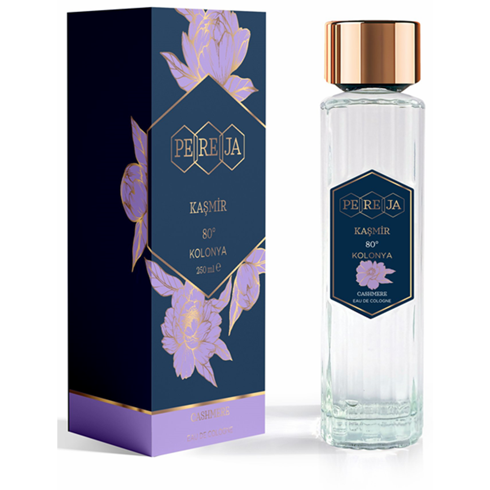 PEREJA PARFÜMLÜ KOLONYA 250 ML CAM ŞİŞE KUTULU ( KAŞMİR )