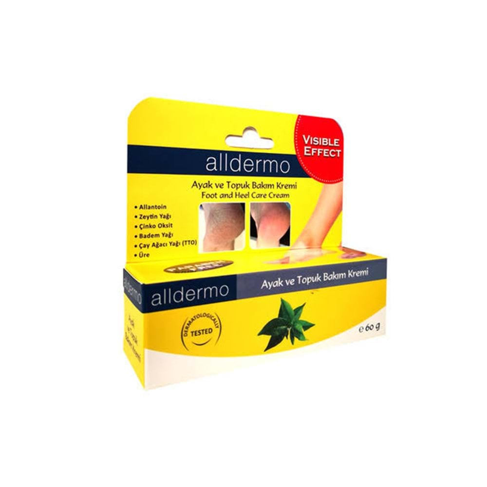 ALLDERMO AYAK VE TOPUK BAKIM KREMİ 60 GR 0141